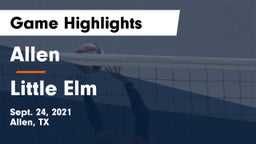 Allen  vs Little Elm  Game Highlights - Sept. 24, 2021