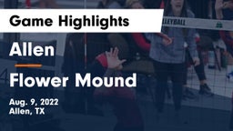 Allen  vs Flower Mound  Game Highlights - Aug. 9, 2022
