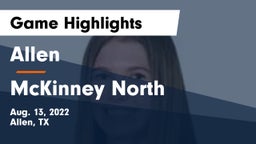 Allen  vs McKinney North  Game Highlights - Aug. 13, 2022
