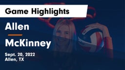 Allen  vs McKinney  Game Highlights - Sept. 20, 2022