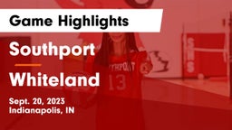 Southport  vs Whiteland  Game Highlights - Sept. 20, 2023