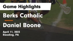 Berks Catholic  vs Daniel Boone  Game Highlights - April 11, 2023