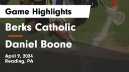 Berks Catholic  vs Daniel Boone  Game Highlights - April 9, 2024
