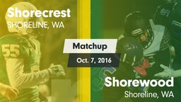 Matchup: Shorecrest High vs. Shorewood  2016