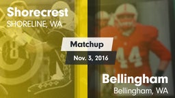 Matchup: Shorecrest High vs. Bellingham  2016