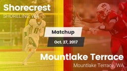 Matchup: Shorecrest High vs. Mountlake Terrace  2017