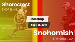 Matchup: Shorecrest High vs. Snohomish  2018