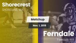 Matchup: Shorecrest High vs. Ferndale  2019