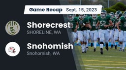Recap: Shorecrest  vs. Snohomish  2023