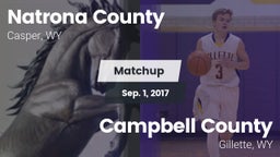 Matchup: Natrona County High vs. Campbell County  2017