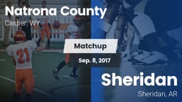 Matchup: Natrona County High vs. Sheridan  2017