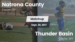 Matchup: Natrona County High vs. Thunder Basin  2017
