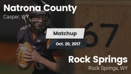 Matchup: Natrona County High vs. Rock Springs  2017
