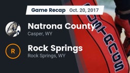 Recap: Natrona County  vs. Rock Springs  2017