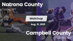 Matchup: Natrona County High vs. Campbell County  2018