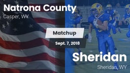 Matchup: Natrona County High vs. Sheridan  2018