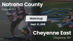 Matchup: Natrona County High vs. Cheyenne East  2018