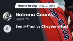 Recap: Natrona County  vs. Semi-Final vs Cheyenne East 2018