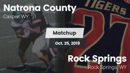 Matchup: Natrona County High vs. Rock Springs  2019