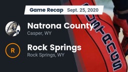 Recap: Natrona County  vs. Rock Springs  2020