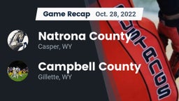Recap: Natrona County  vs. Campbell County  2022