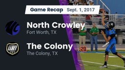 Recap: North Crowley  vs. The Colony  2017