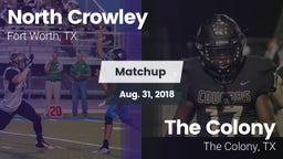 Matchup: North Crowley High vs. The Colony  2018