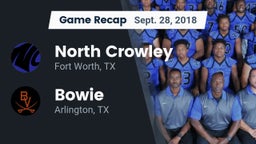 Recap: North Crowley  vs. Bowie  2018
