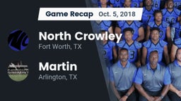 Recap: North Crowley  vs. Martin  2018