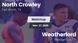 Matchup: North Crowley High vs. Weatherford  2020