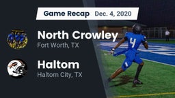 Recap: North Crowley  vs. Haltom  2020