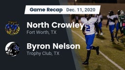 Recap: North Crowley  vs. Byron Nelson  2020