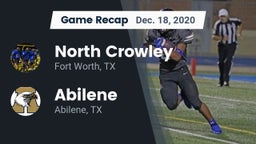 Recap: North Crowley  vs. Abilene  2020