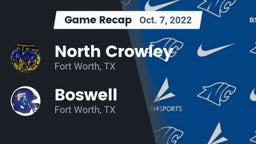 Recap: North Crowley  vs. Boswell   2022