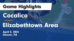 Cocalico  vs Elizabethtown Area  Game Highlights - April 5, 2023