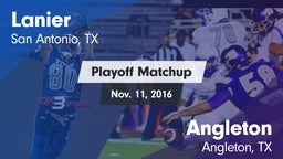 Matchup: Lanier  vs. Angleton  2016