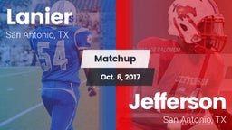 Matchup: Lanier  vs. Jefferson  2017