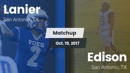 Matchup: Lanier  vs. Edison  2017