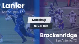 Matchup: Lanier  vs. Brackenridge  2017