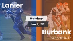 Matchup: Lanier  vs. Burbank  2017