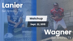 Matchup: Lanier  vs. Wagner  2018