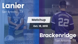 Matchup: Lanier  vs. Brackenridge  2018