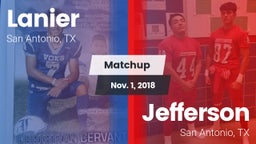 Matchup: Lanier  vs. Jefferson  2018
