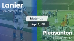 Matchup: Lanier  vs. Pleasanton  2019