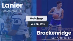 Matchup: Lanier  vs. Brackenridge  2019