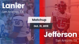 Matchup: Lanier  vs. Jefferson  2019