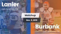 Matchup: Lanier  vs. Burbank  2019
