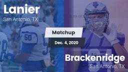 Matchup: Lanier  vs. Brackenridge  2020