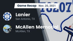 Recap: Lanier  vs. McAllen Memorial  2021