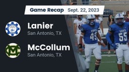 Recap: Lanier  vs. McCollum  2023
